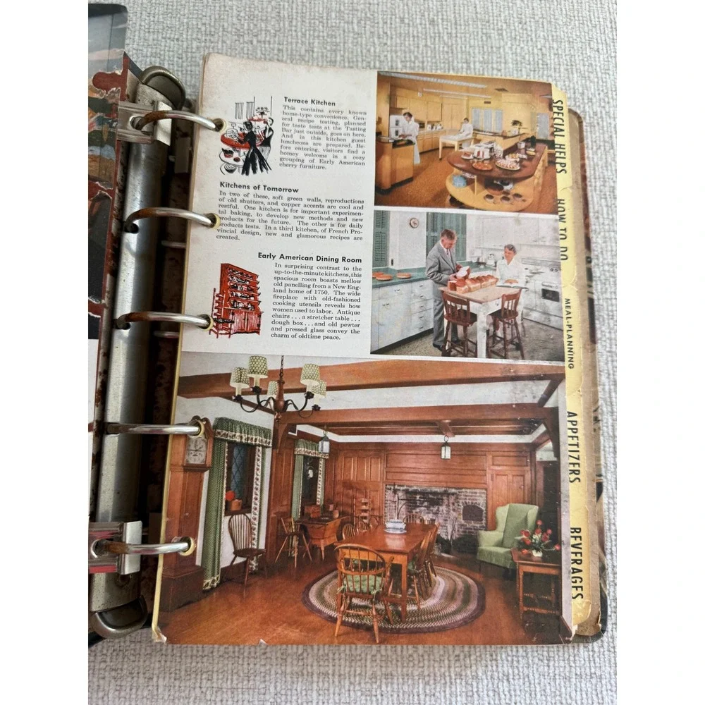 Betty Crocker's Picture Cookbook Revised Enlarged 1956 2nd Edition 2nd Printing